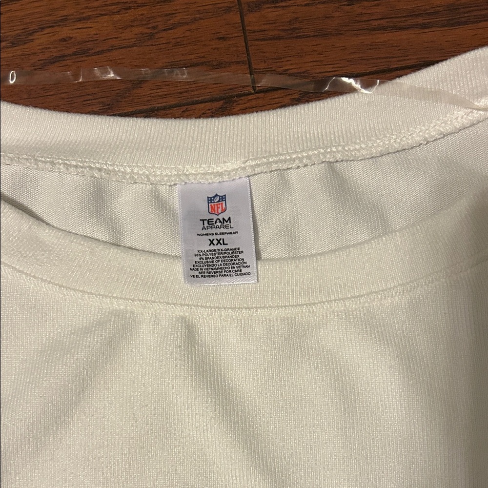 NFL Cleveland Browns womens long sleeve White and Orange - Picture 2 of 5